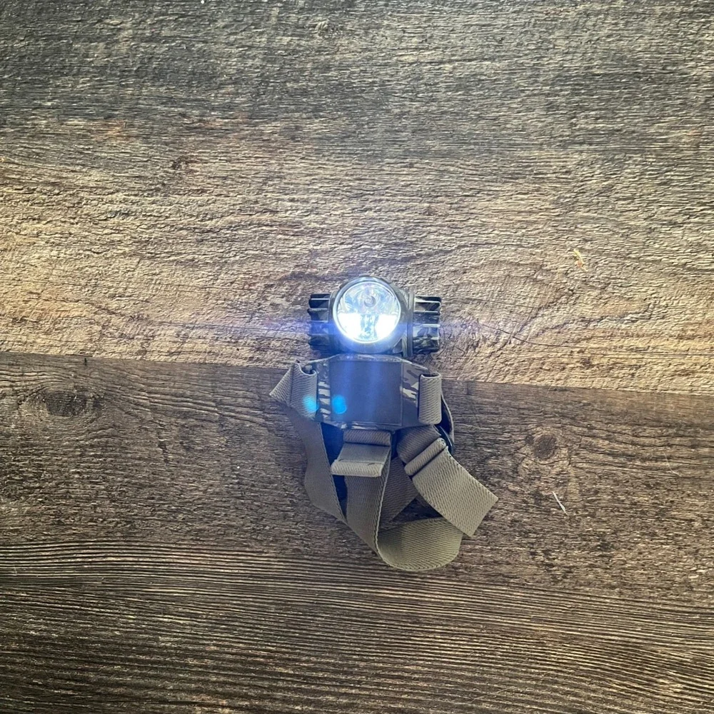 Headlamp‎ Flashlight LED Head Light Adjustable Camo Headband Camping Hiking